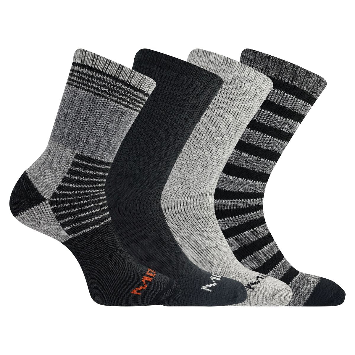Thermal Hiking Crew Socks 4 Pack