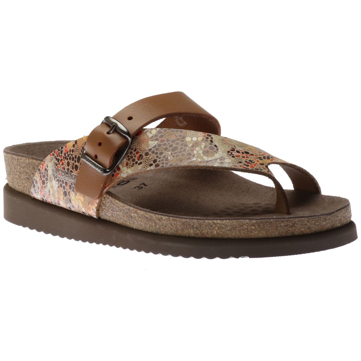 Mephisto Helen Mix Women's Toe Post Sandals in Sand