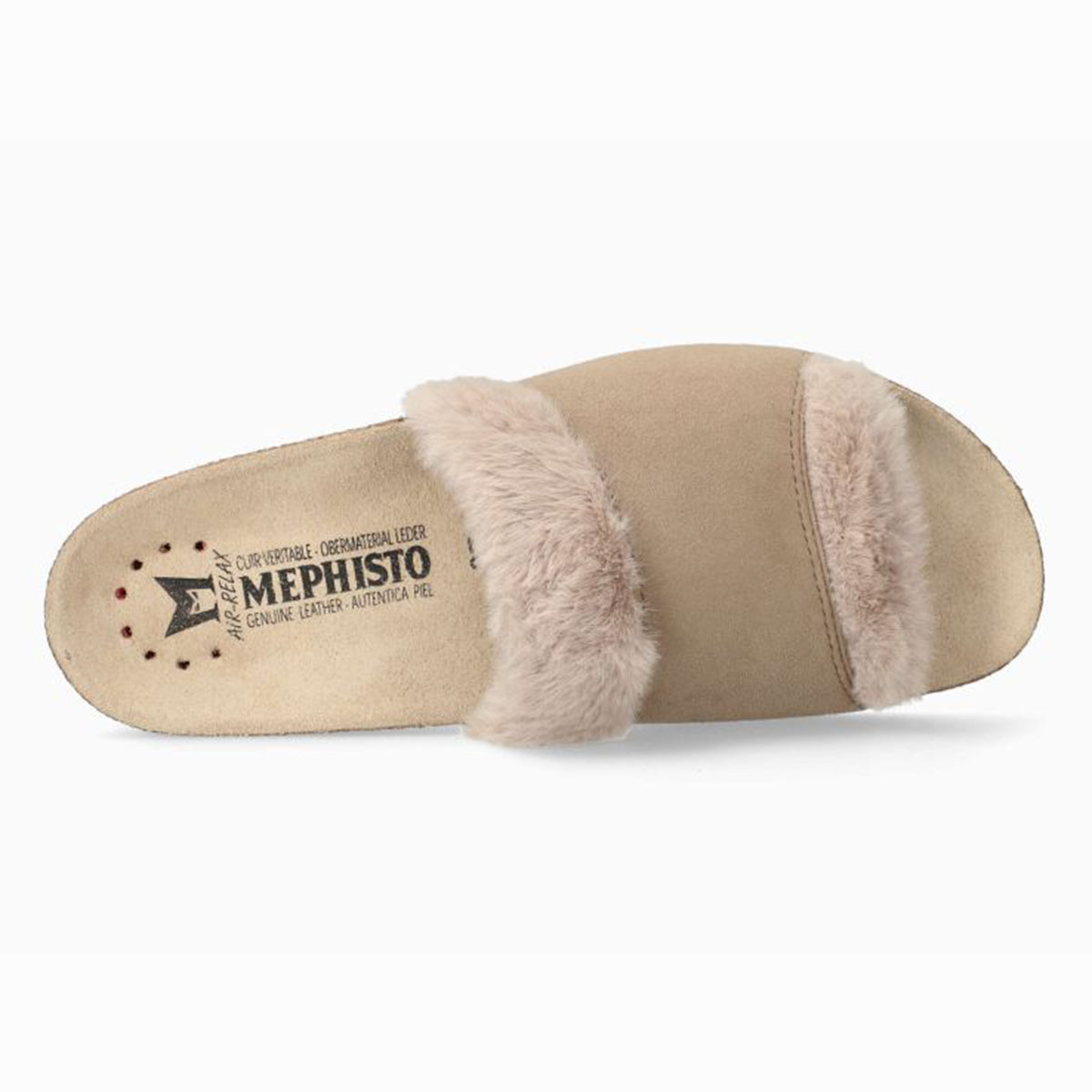 Mephisto Hemeline Women's Cork Sandals in Taupe