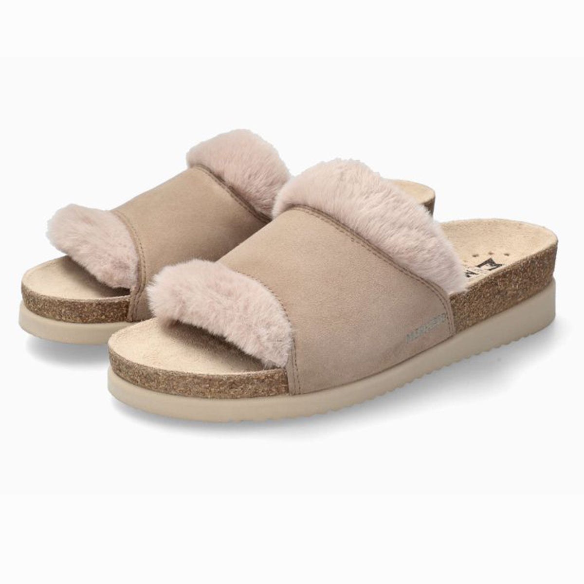 Mephisto Hemeline Women's Cork Sandals in Taupe