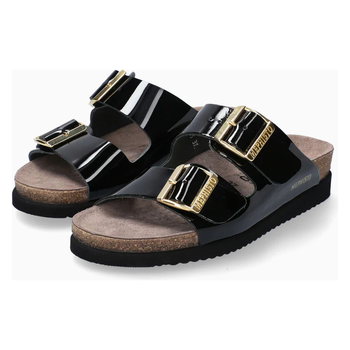 Mephisto Hester Women's Sandals in Black Patent