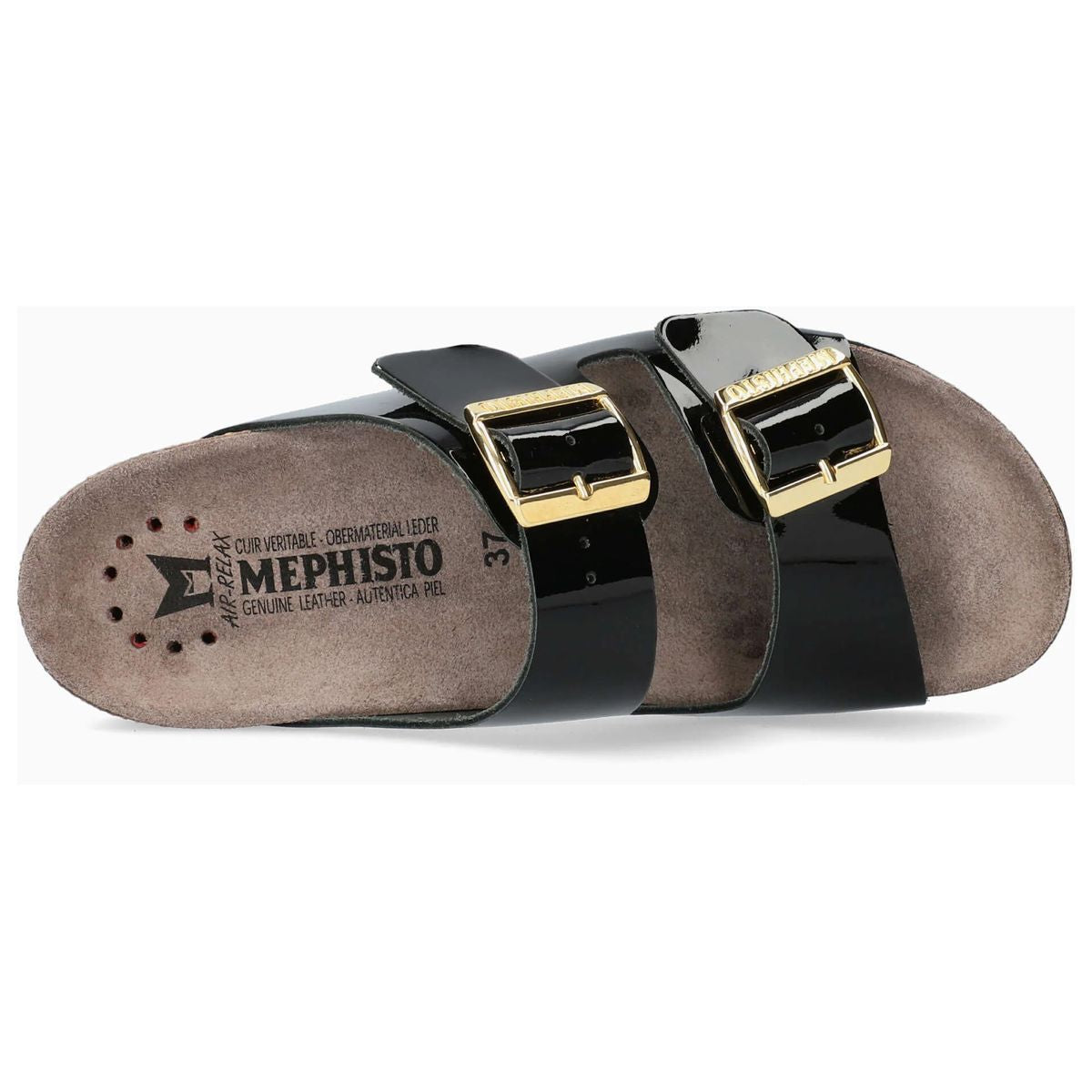 Mephisto Hester Women's Sandals in Black Patent