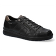 Mephisto Lisandro W. Men's Leather Sneaker in Black - Comfortable, All-day wear, soft footbed, leather, classic look, walking shoe, easy on and off, walking shoe, Mephisto Lisandro W, Mephisto 6100, men’s leather sneakers, black Mephisto sneakers, SOFT-AIR sneakers, men’s comfort shoes, zip lace sneakers. - style 6100