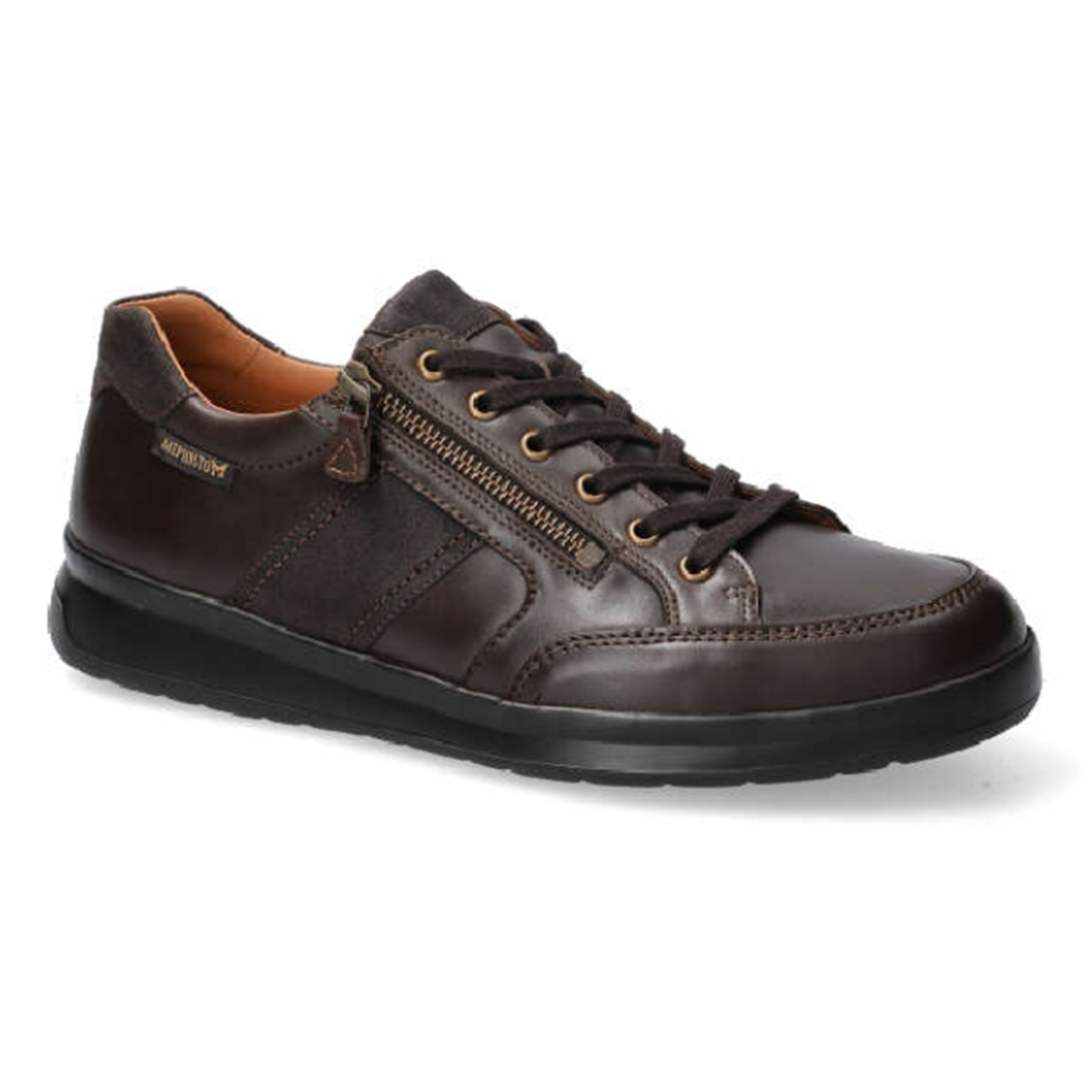 Mephisto Lisandro W. Men's Leather Sneaker in Chestnut | Shop