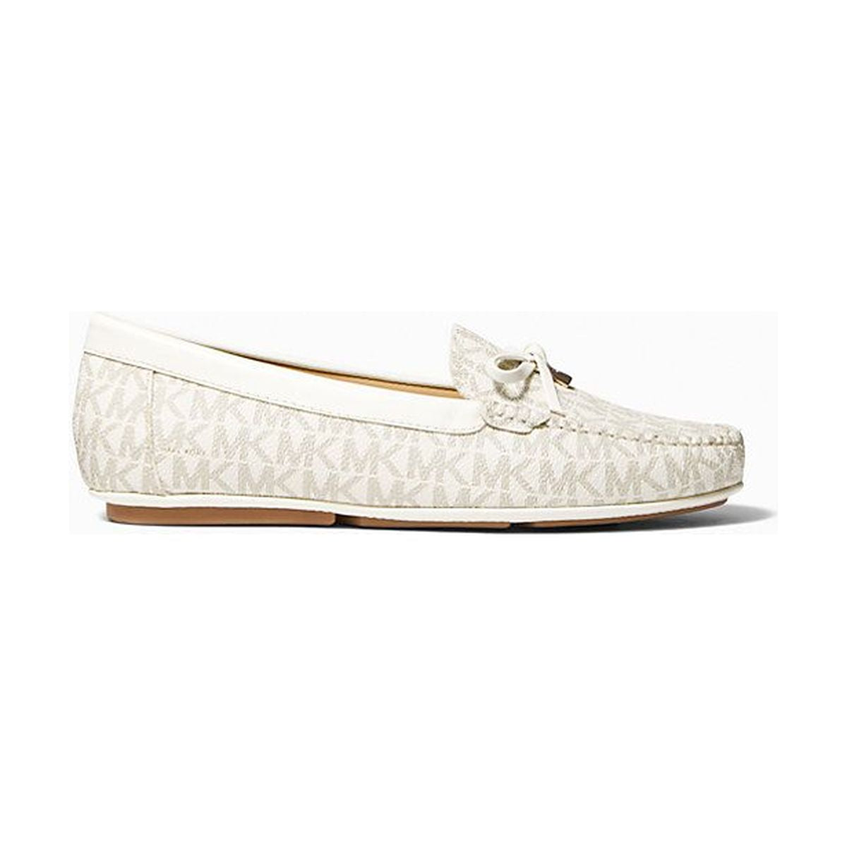 Michael Kors Juliet Mocassin in Vanilla Signature MK Print