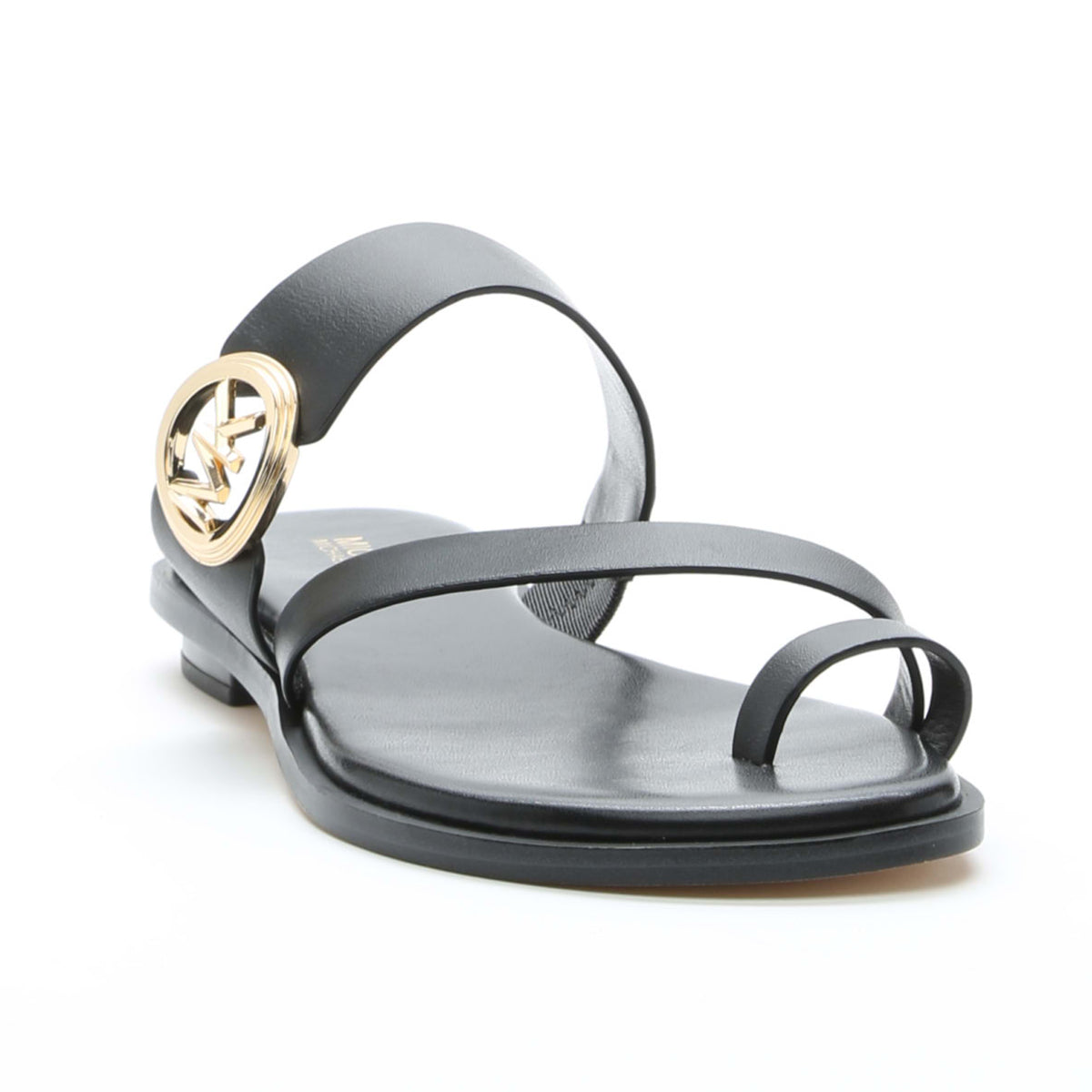 Michael Kors Vera Flat Toe Thong Slide in Black