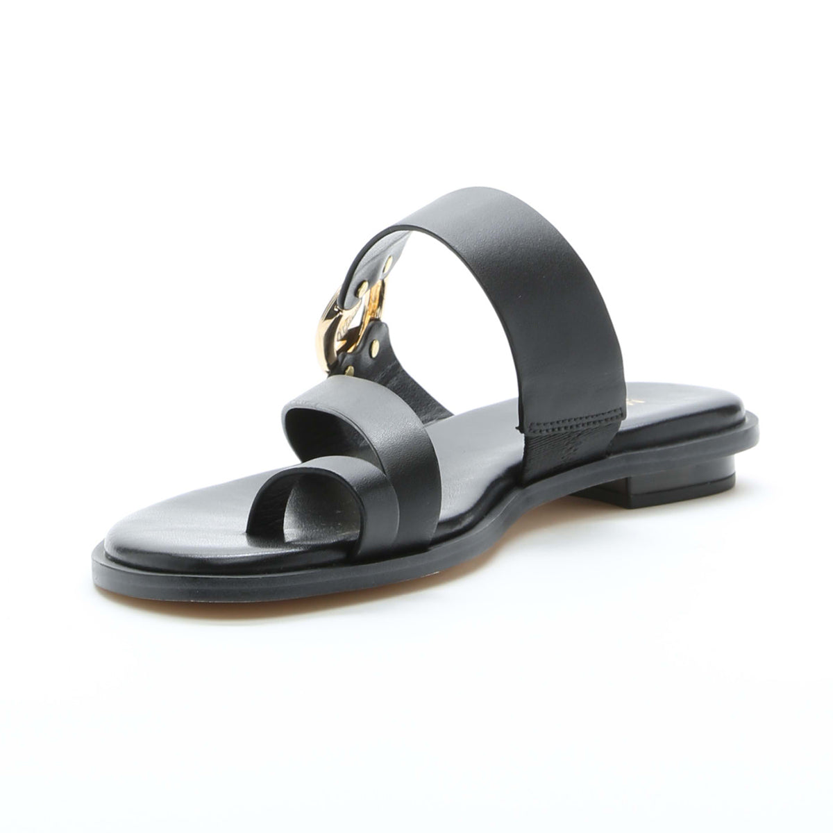Michael Kors Vera Flat Toe Thong Slide in Black