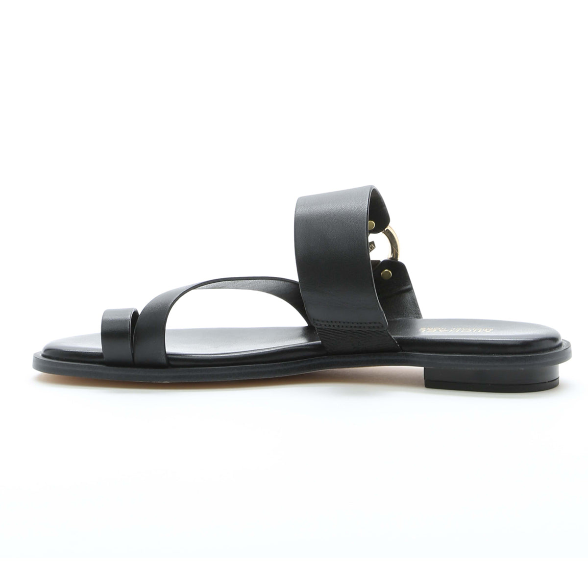 Michael Kors Vera Flat Toe Thong Slide in Black