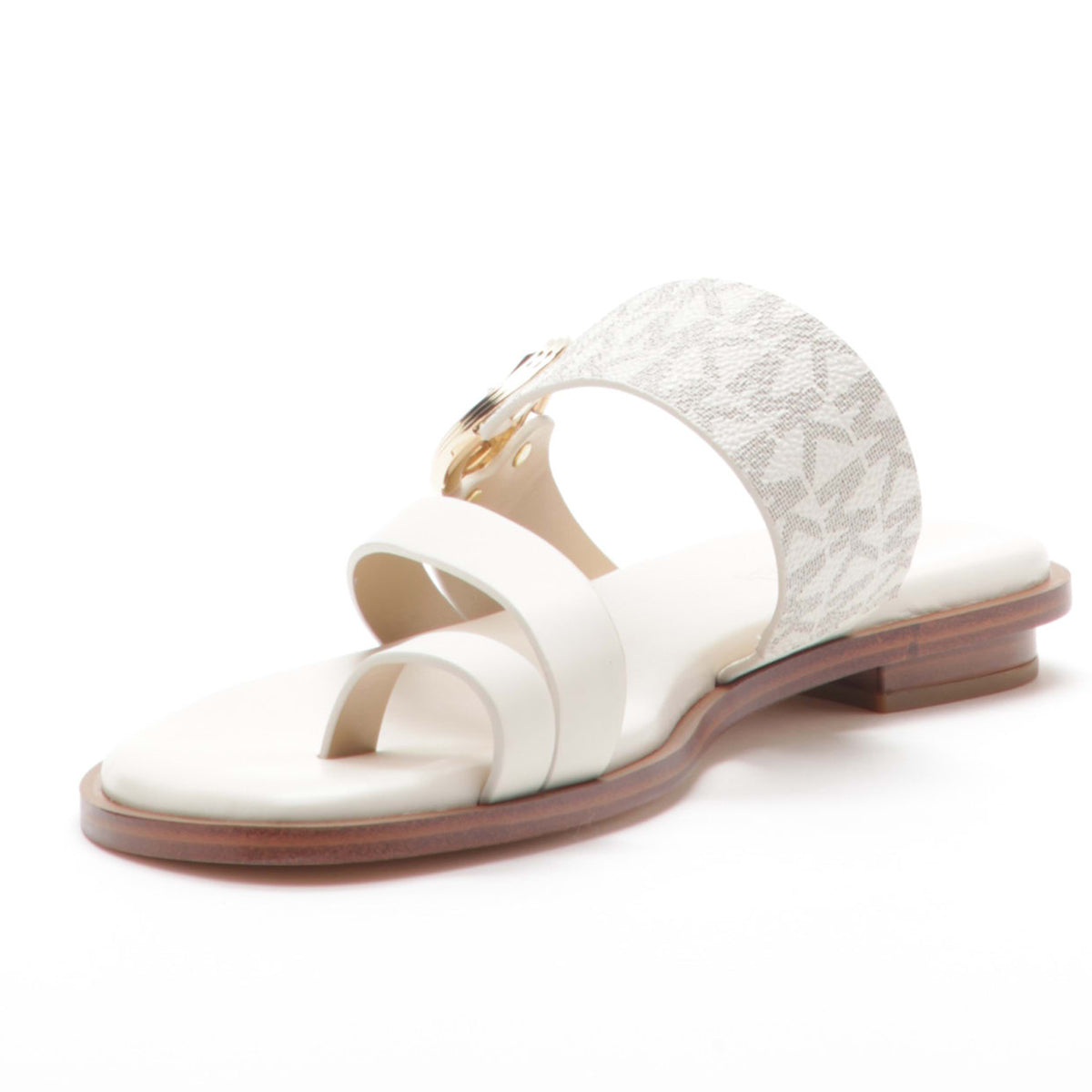 Michael Kors Vera Flat Toe Thong Slide in Vanilla