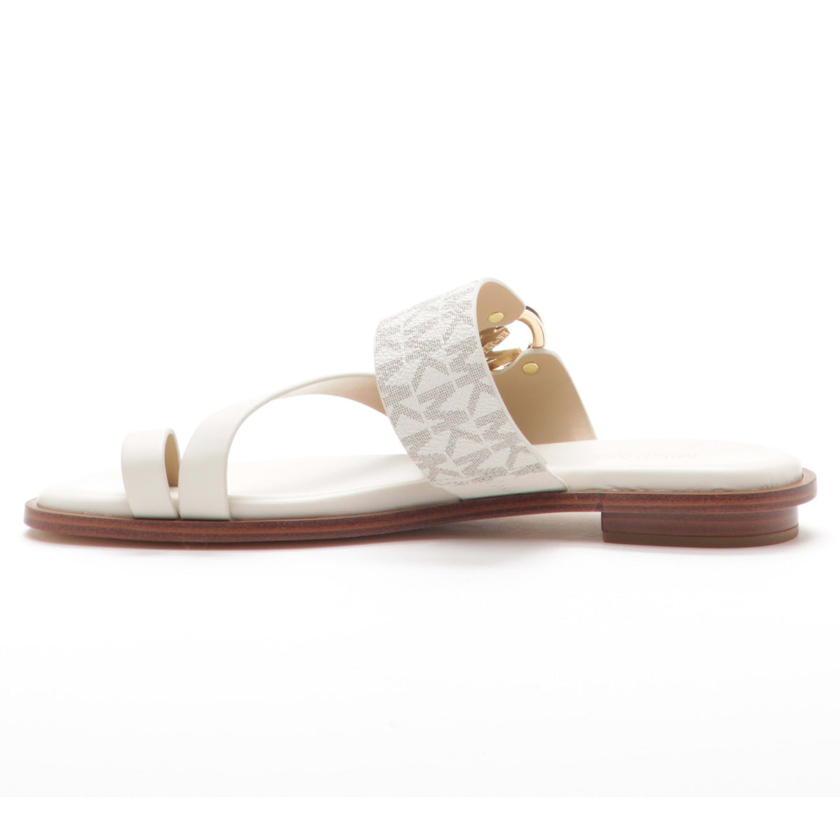 Michael Kors Vera Flat Toe Thong Slide in Vanilla