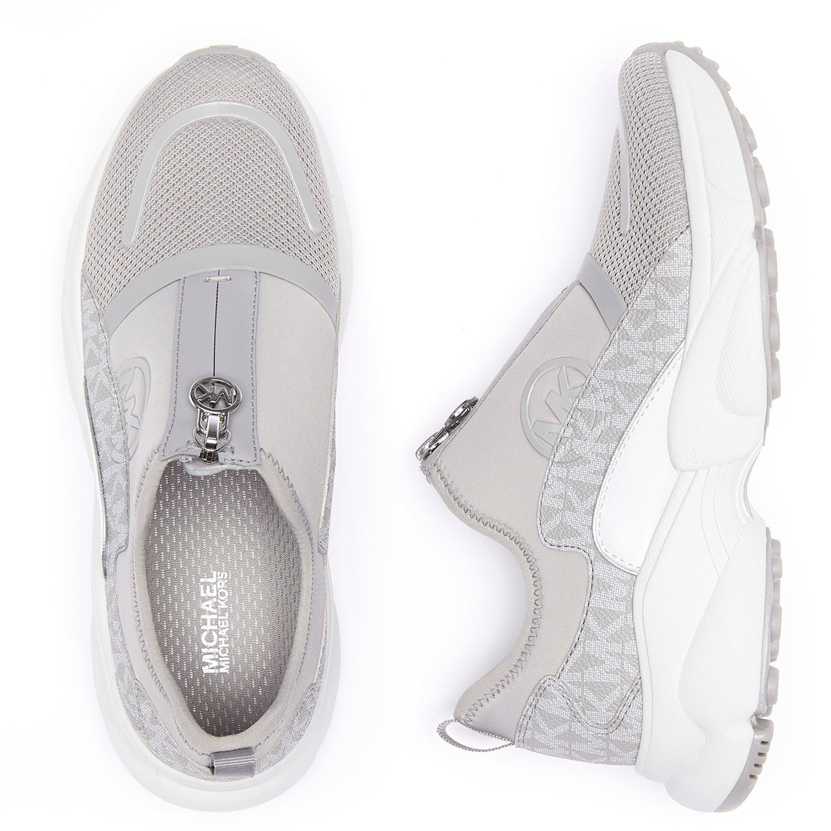 Michael Kors Sami Zip Grey Multi Sneaker