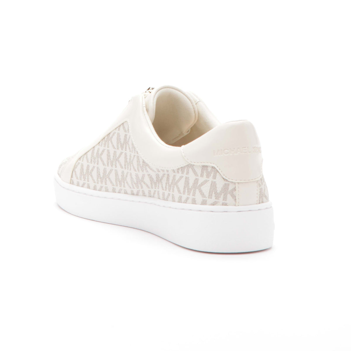 Michael Kors Keaton Zip Sneaker in Vanilla MK Print