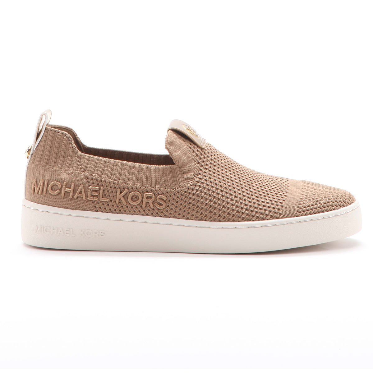 Michael Kors Juno Knit Slip On Shoe in Husk