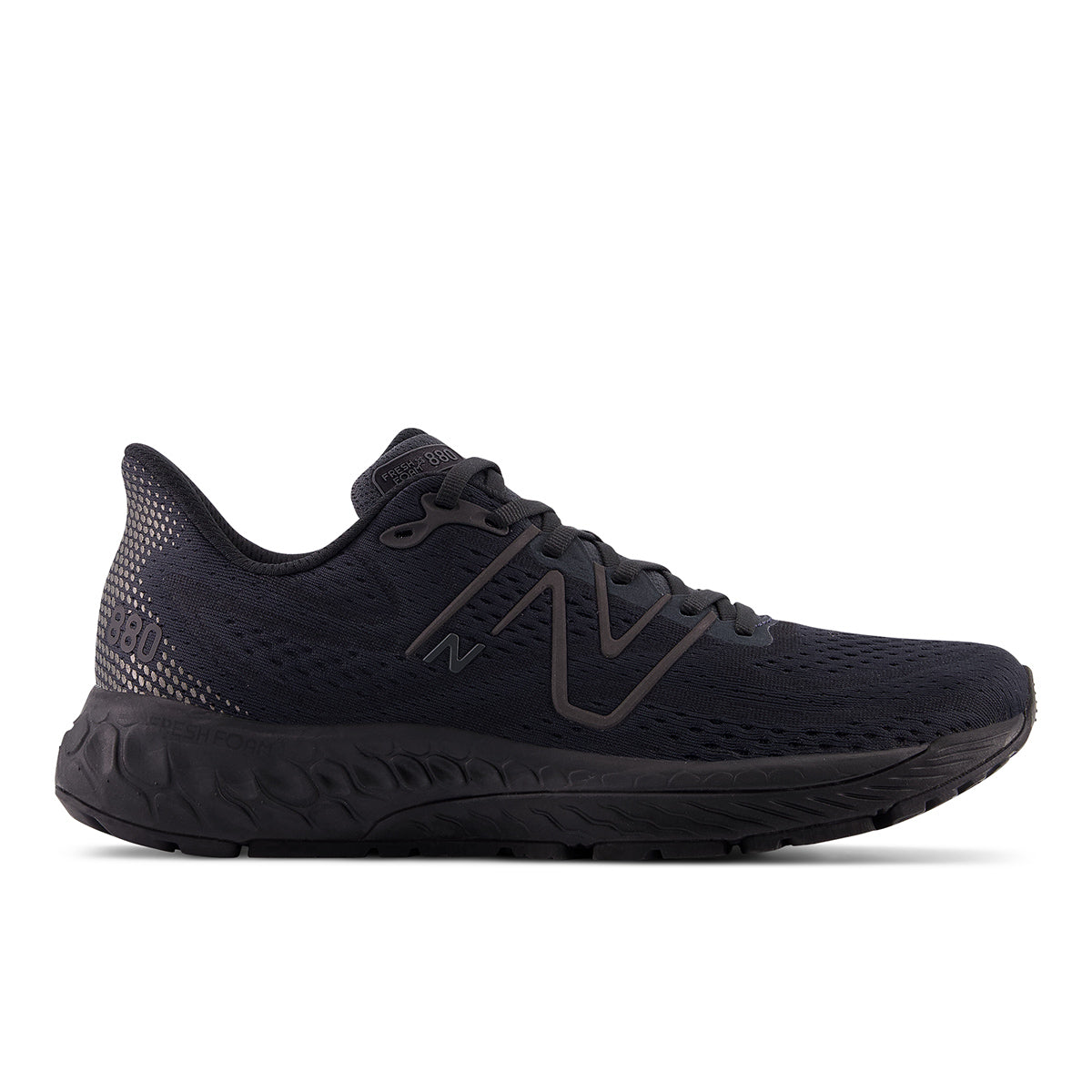 New Balance Men's Fresh Foam X 880T13 in Phantom Black, Comfortable, breathable running shoe metallic accents, Style #M880T13