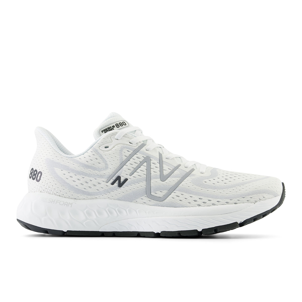 New Balance Men's Fresh Foam X 880W13 in White/Silver