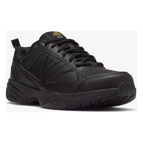 New Balance Men's 626v2, Black work shoes, leather upper safety industrial shoe Style #MID626K2