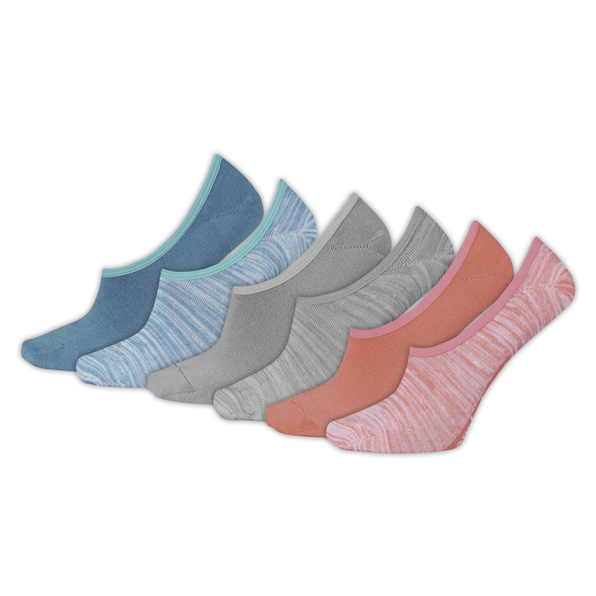 No Show Socks 6 Pack