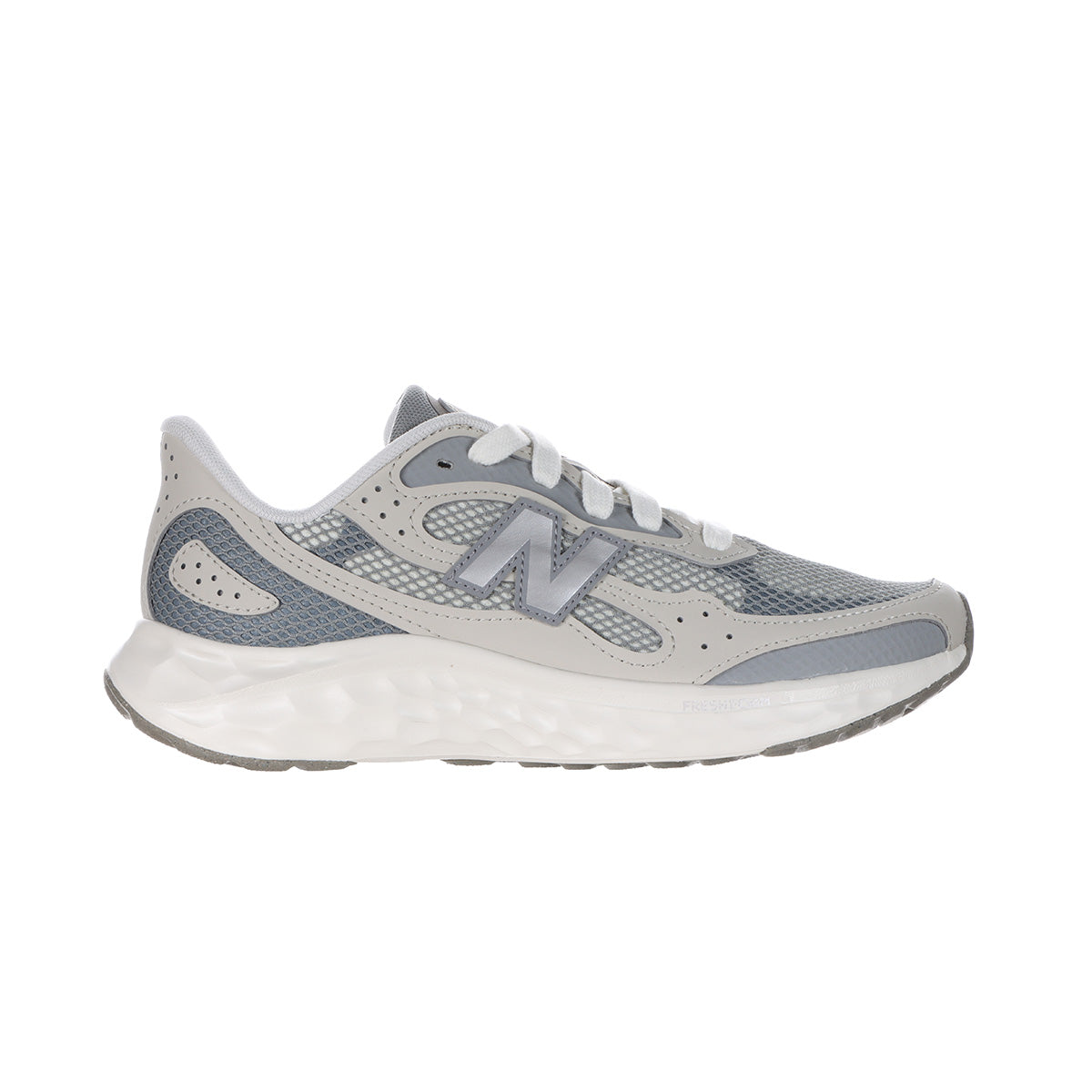 New Balance Women's Arishi V4 Tiralux Running Shoe in Angora/Grey