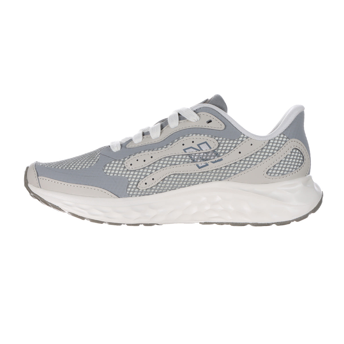 New Balance Women's Arishi V4 Tiralux Running Shoe in Angora/Grey