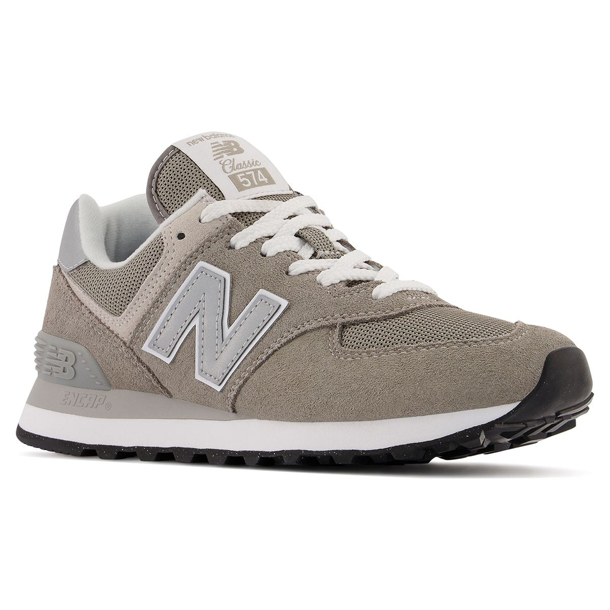 New Balance Women's 574 Core, breathable textile & suede exterior, every day comfortable running shoe. Style #WL574EVG