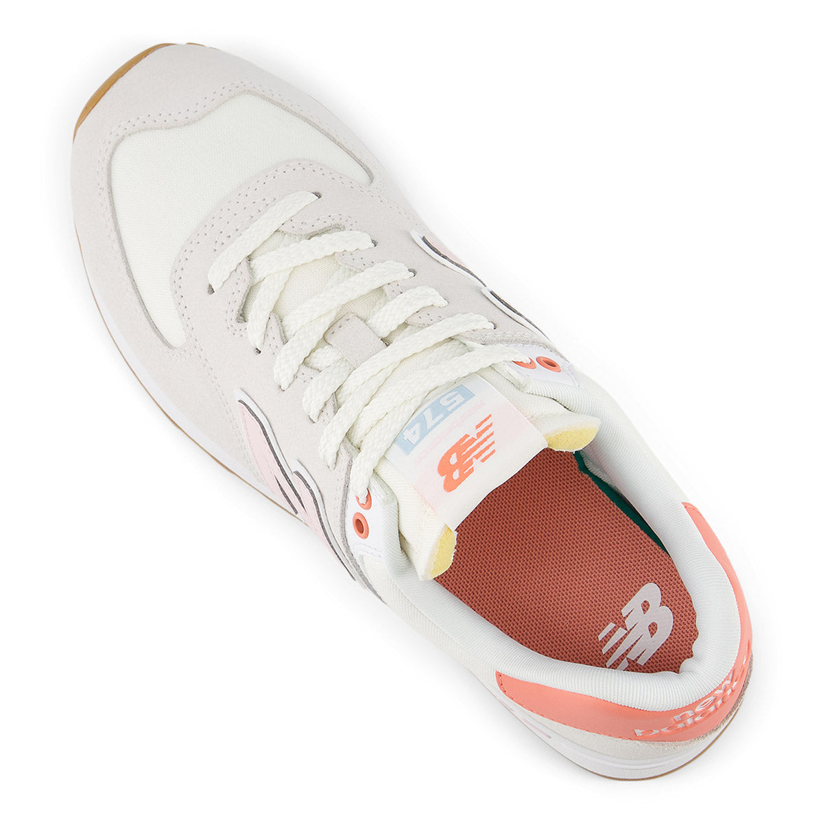 New Balance Women's 574 Core in Reflection with Rose Sugar