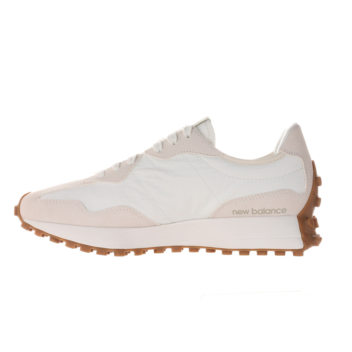 New Balance 327 Classic Retro Women's Runners in Linen with Olive