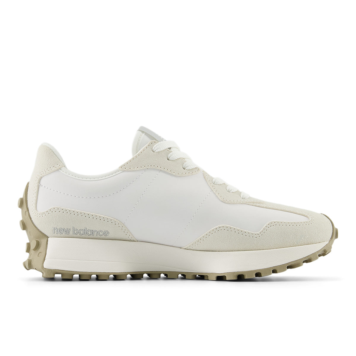 New Balance 327 Classic Retro Women's Runners in Linen with Olive