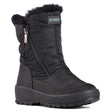 Tackle winter with ease in the Olang Monica OC Uva boots. Waterproof, warm, and easy to slip on with twin zippers—perfect for everyday wear in cold Canadian weather.