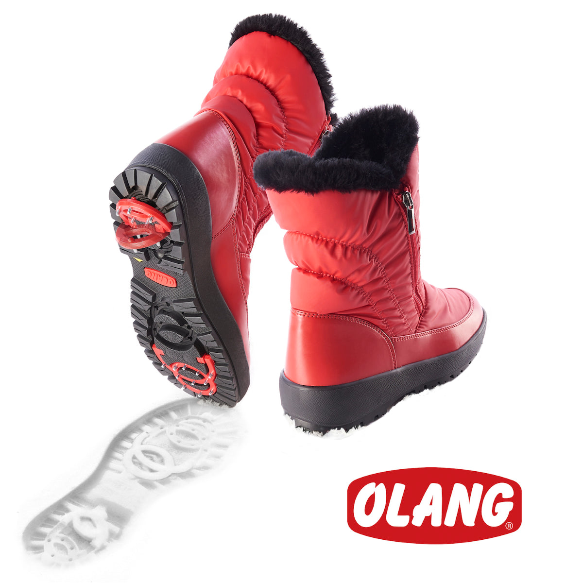 Olang Monica Women's Winter Boots in Red
