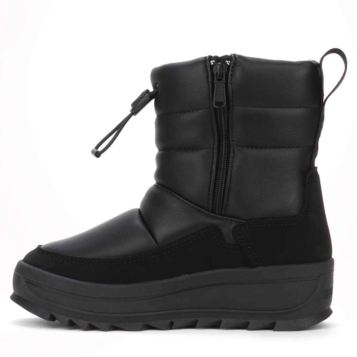 Gepelle Women's Pull ON Boot W/Inside Zip