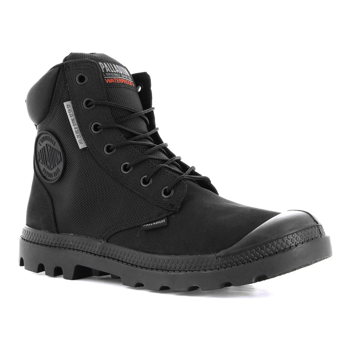 Palladium Pampa SC WPN Waterproof Unisex Boot in Black