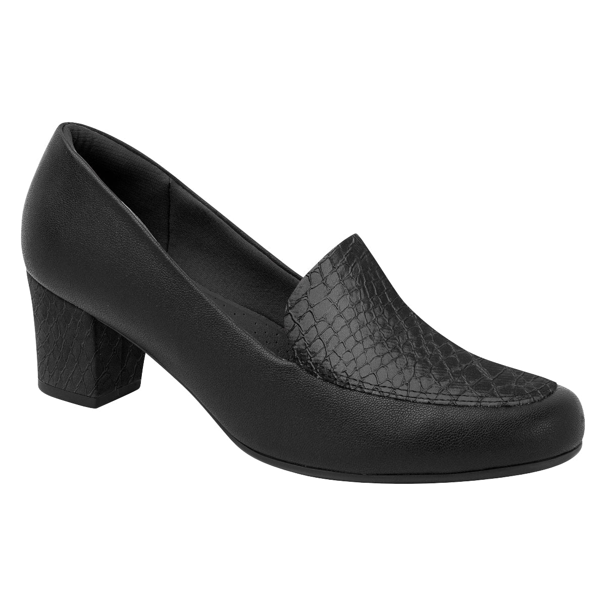 110102 Mocassin Shoe with Medium Heel