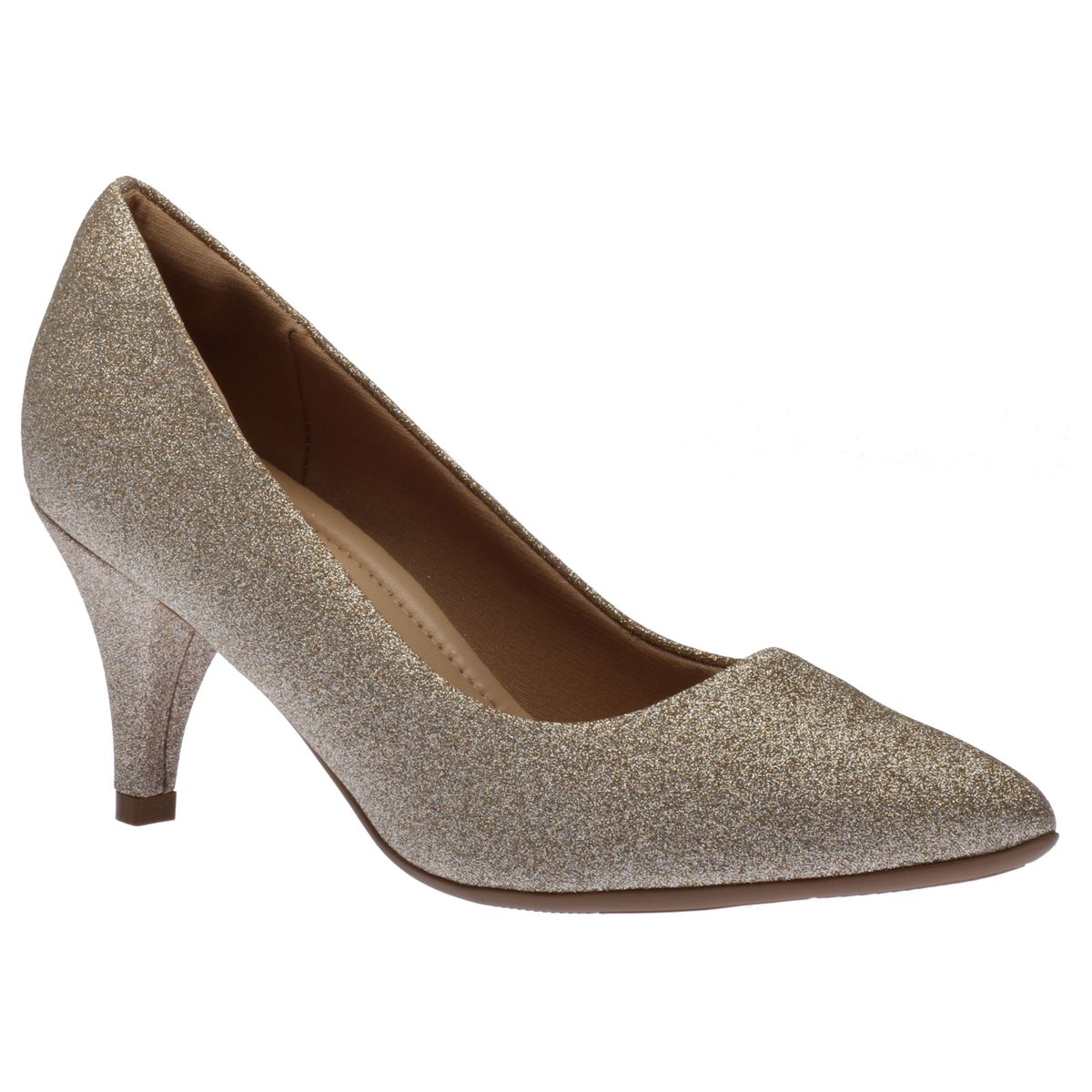 745035 Dress Scarpine Heel in Champagne
