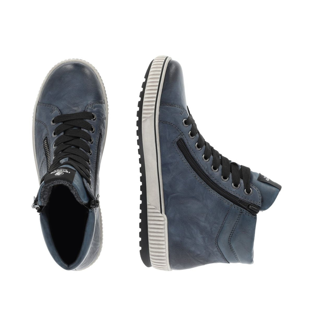 Remonte Ottawa D0772 Women's Lace Up Boots in Navy