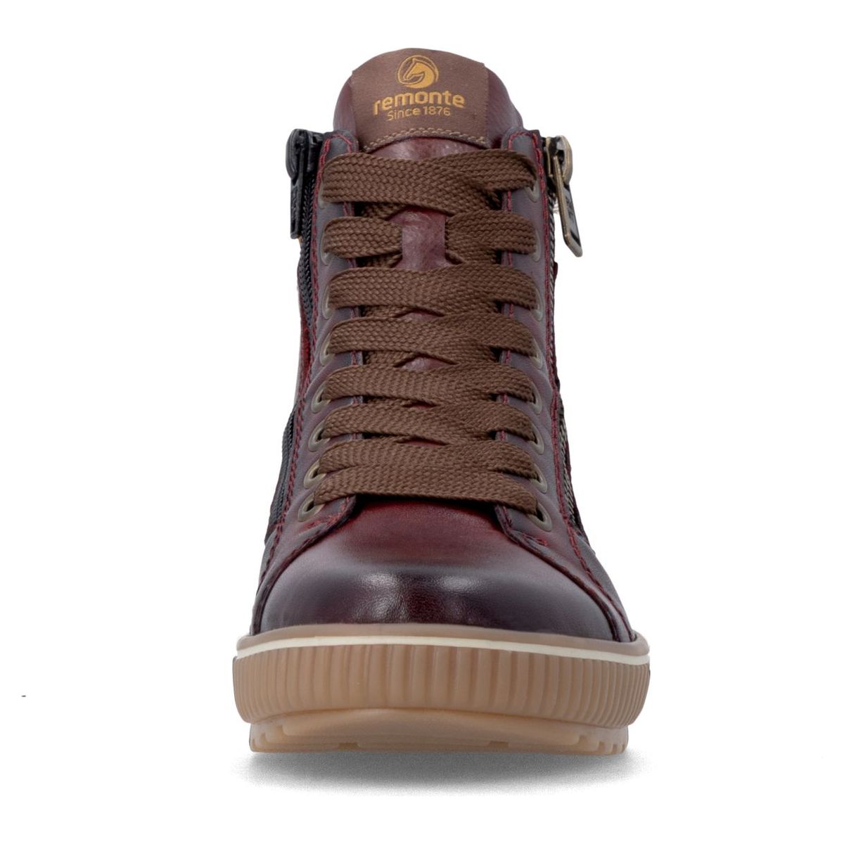 Remonte Ottawa D0772 Women's Lace Up Boots in Vino