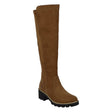 Remonte DOA73 Women's High Dress Boot, stretchy suede leather flattering, flexible fit, removable insole comfortable all day wear. Style #D0A73-24