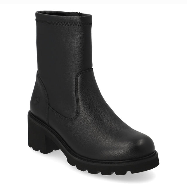 Remonte D0A77 Maya Women's Ankle Boots, lightweight heeled boot premium eather upper waterproof comfortable all day wear. Style #D0A77-01