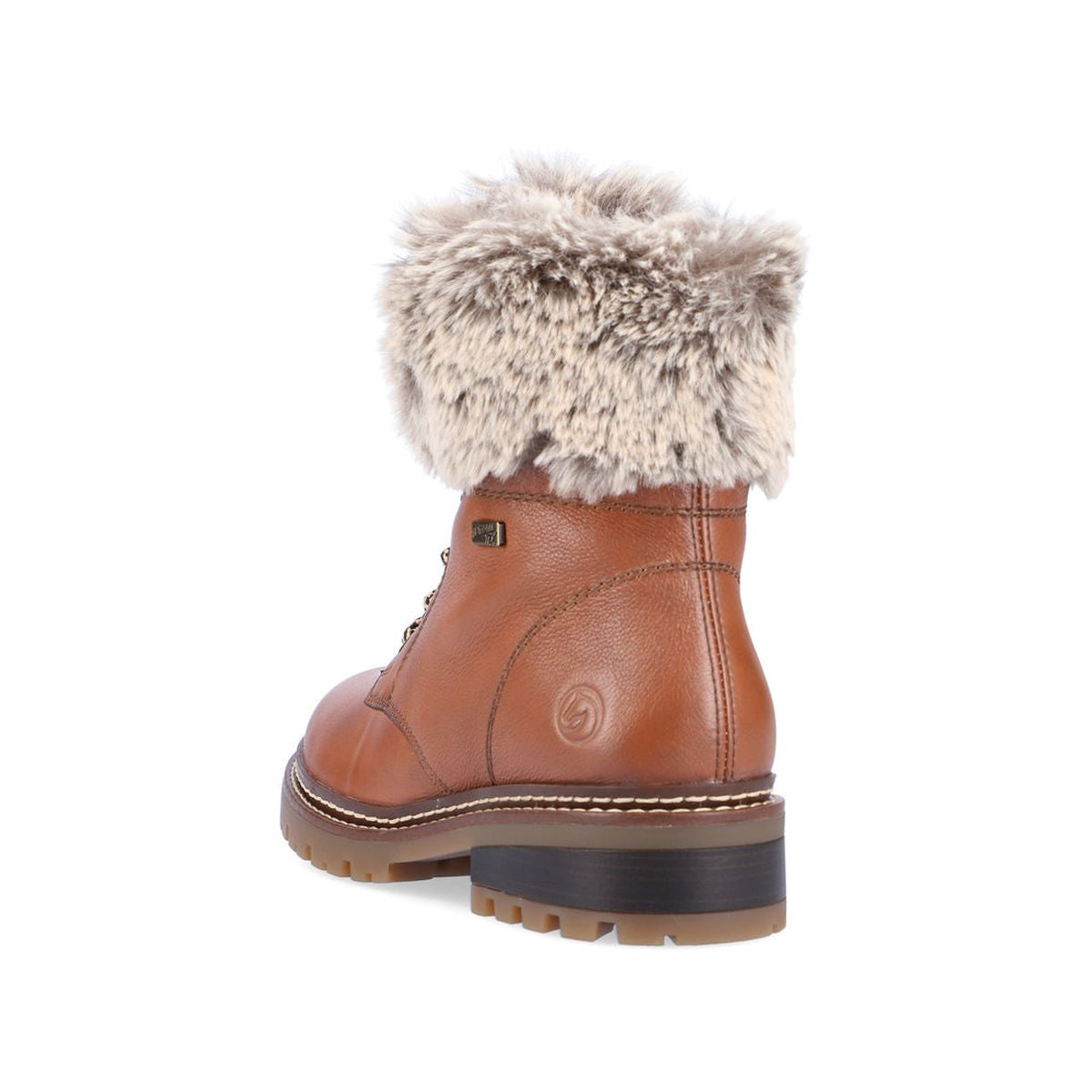 Remonte D0B74 Women's Lace Up Winter Boots in Brown