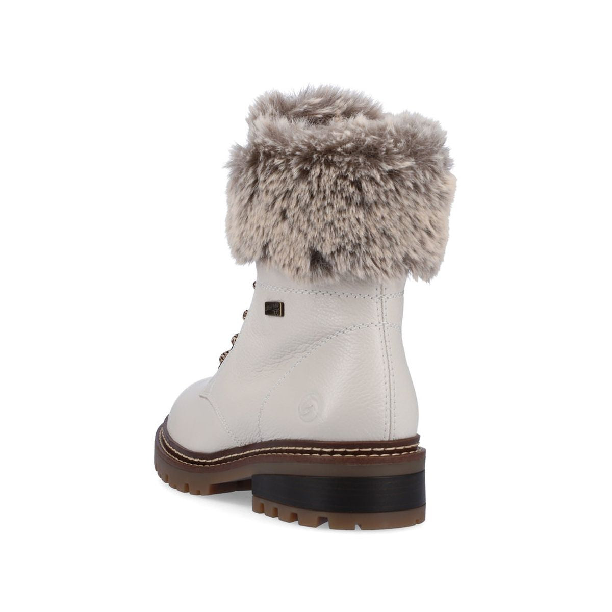 Remonte D0B74 Women's Lace Up Winter Boots in White
