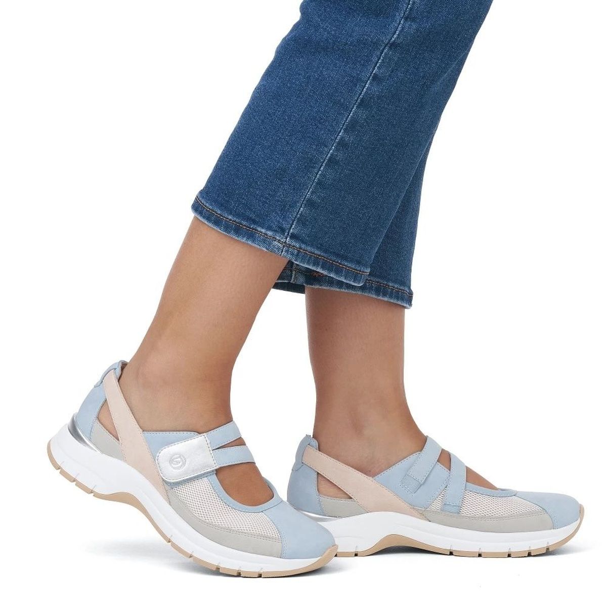 Remonte D0G08 Women's Casual Slipon in Aqua
