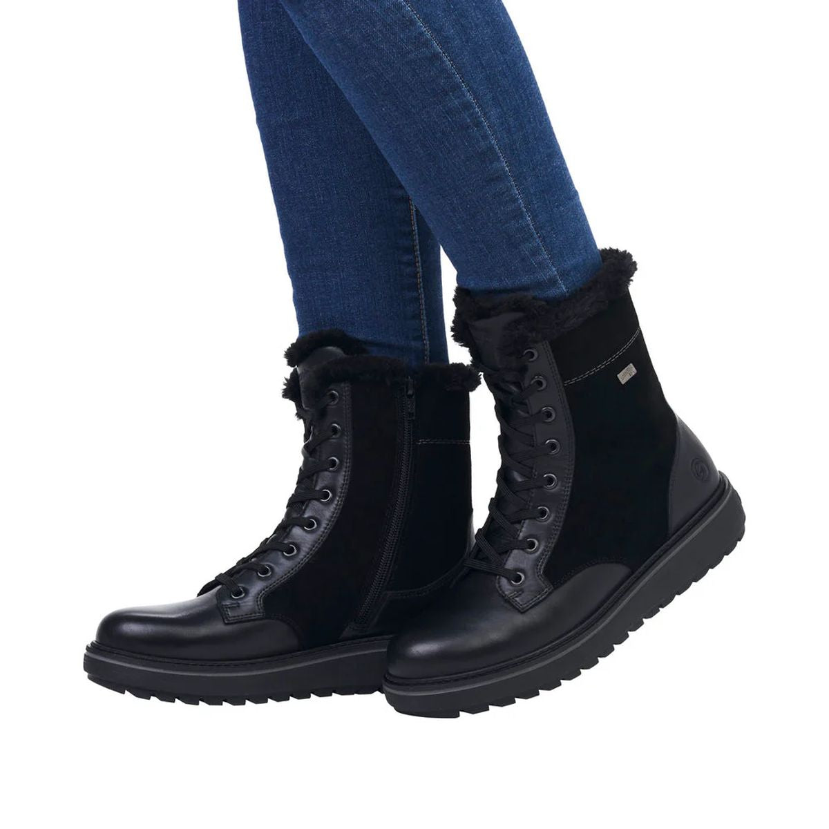 Remonte D0U76 Suede Lace Up Women's Boots