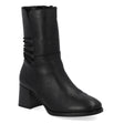 Remonte D0V71 Women's Ankle Boots, High quality leather exterior, wide heel comfortable for all day wear. Style #D0V71-01