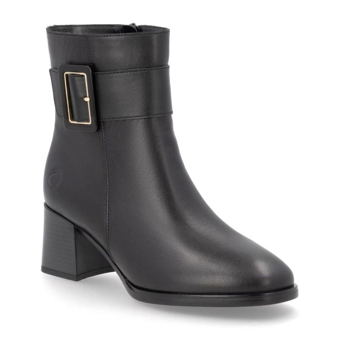 Remonte D0V80 Women's Dress Boots , Premium leather durable water resistant exterior, Classy decorative buckle and zip closure. Style #D0V80-00