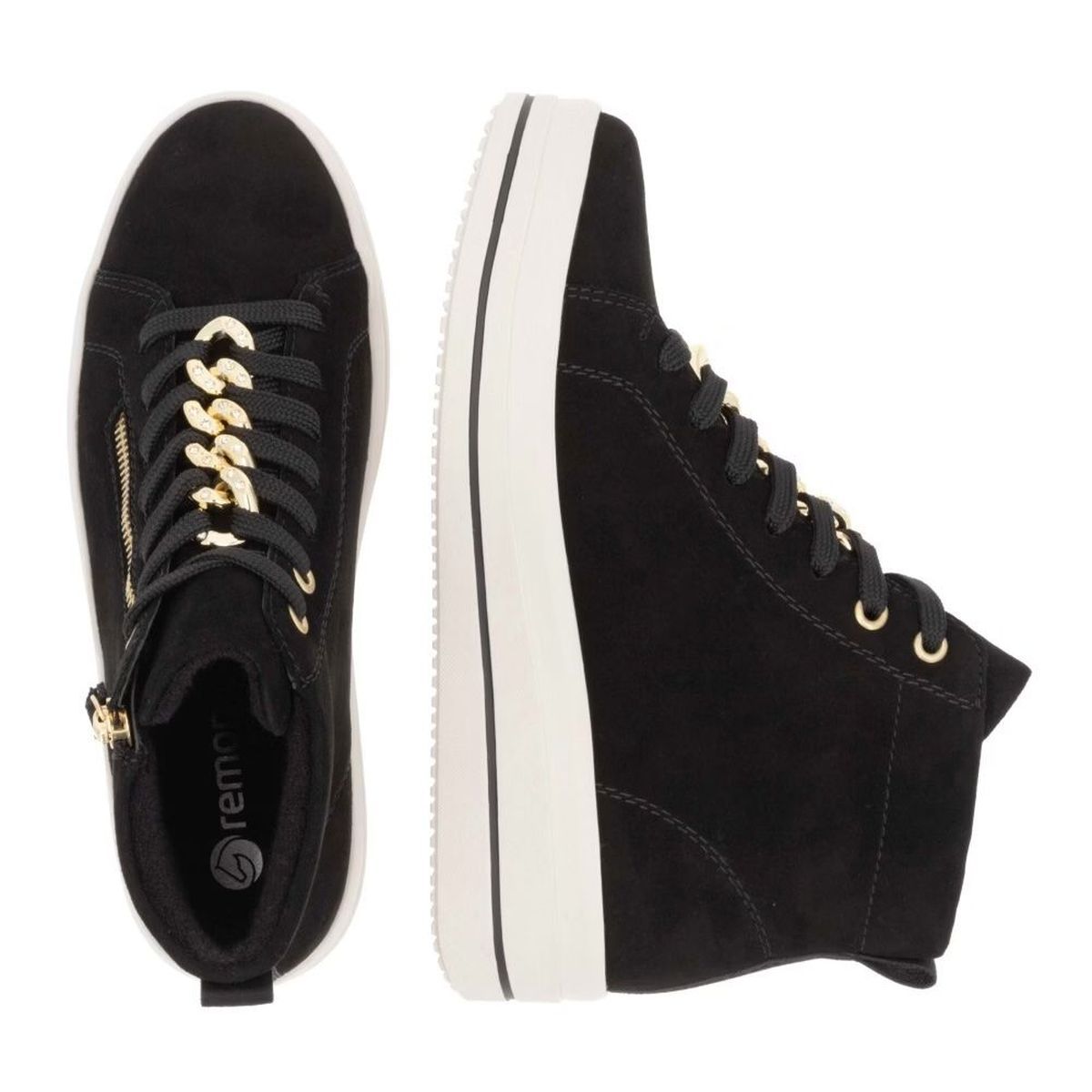 Remonte D1C70 Women's Suede Sneaker Boot