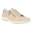 Remonte D1E03 Women's Lace Up Shoes, premium leather walking shoe, all day comfort and side zipper closure for weasy on and off. Style #D1E03-31
