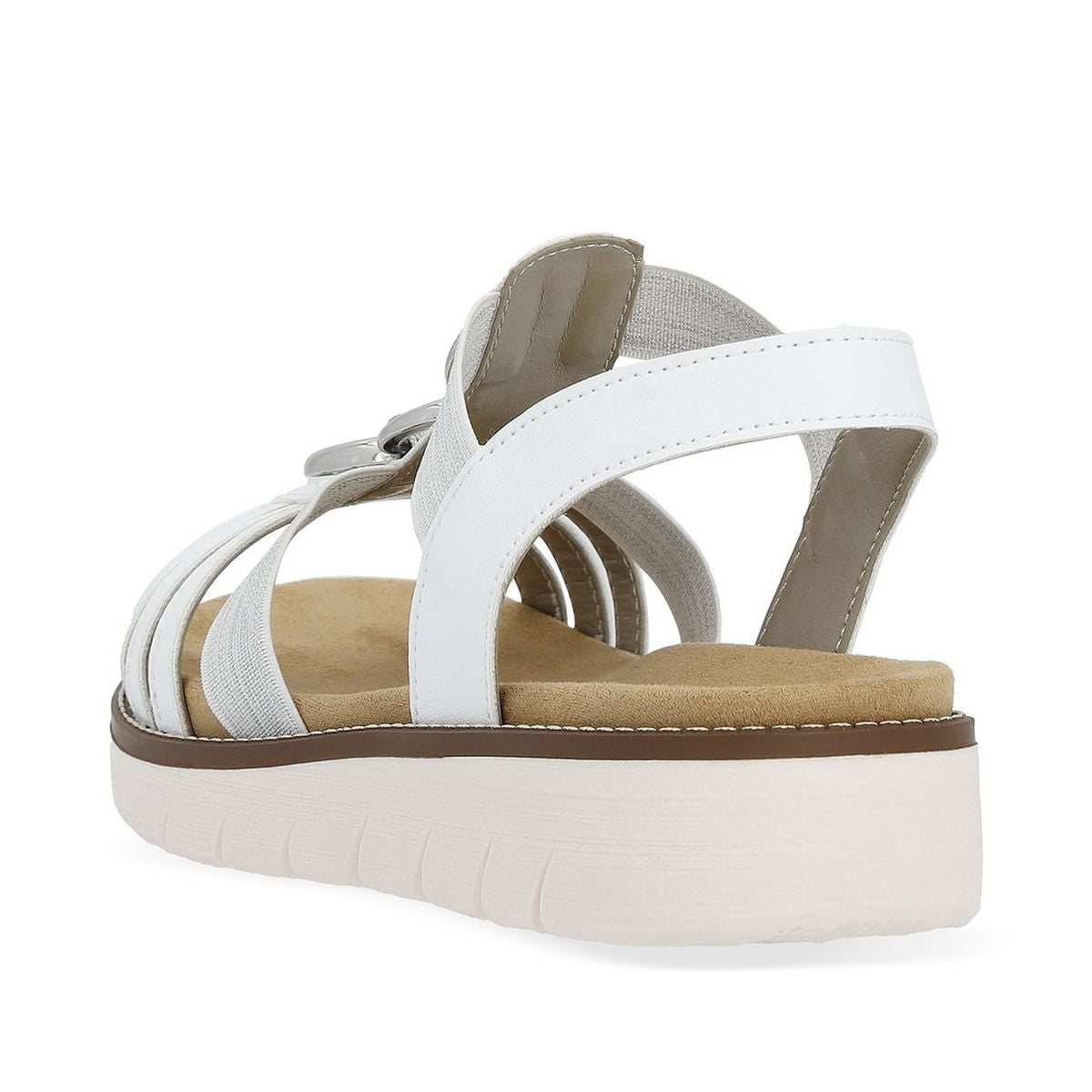 Remonte D2073 Women's White Strap Sandals