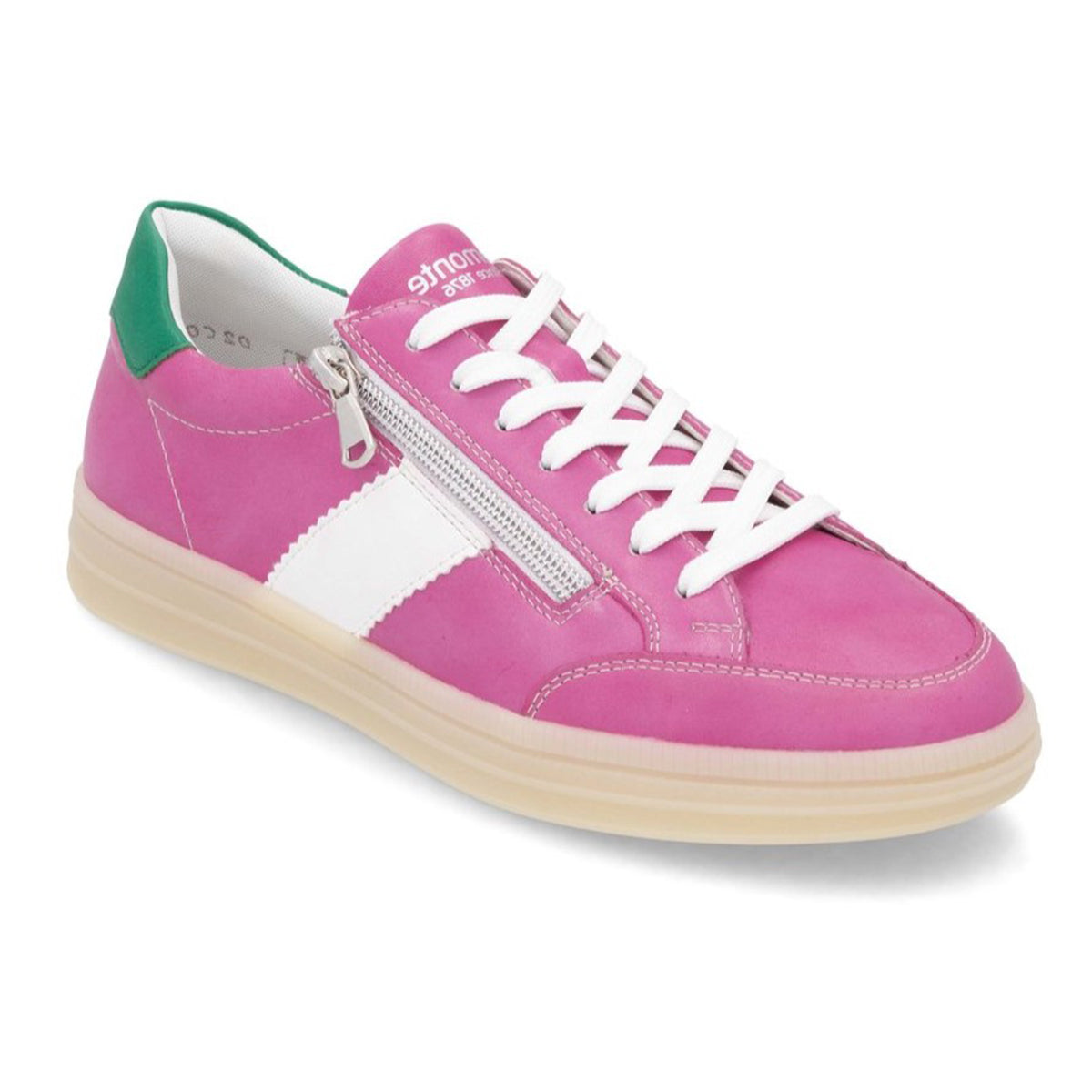 Remonte Elizabeth Hurley Women's Side Zip Sneaker, All day comfort walking sneaker with side zipper and lace up front for easy on and off. Style #D2C02-31