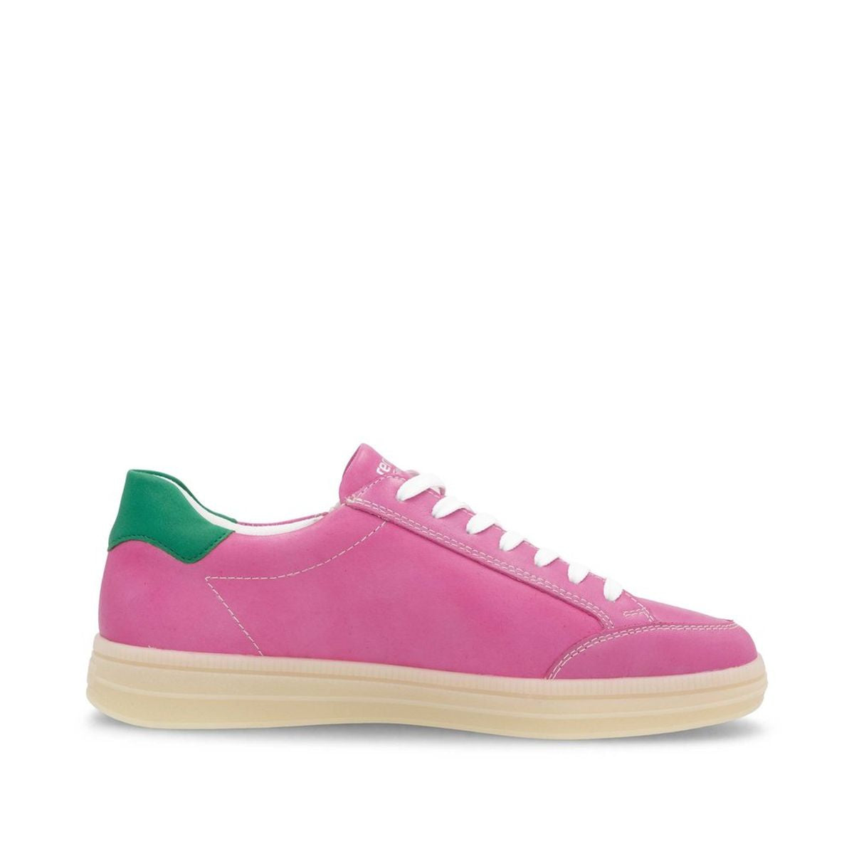 Remonte Elizabeth Hurley Women's Side Zip Sneaker in Fuchsia