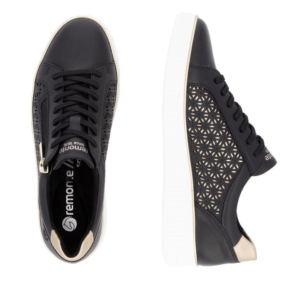 Remonte D2E00 Women's Side Zip Sneaker