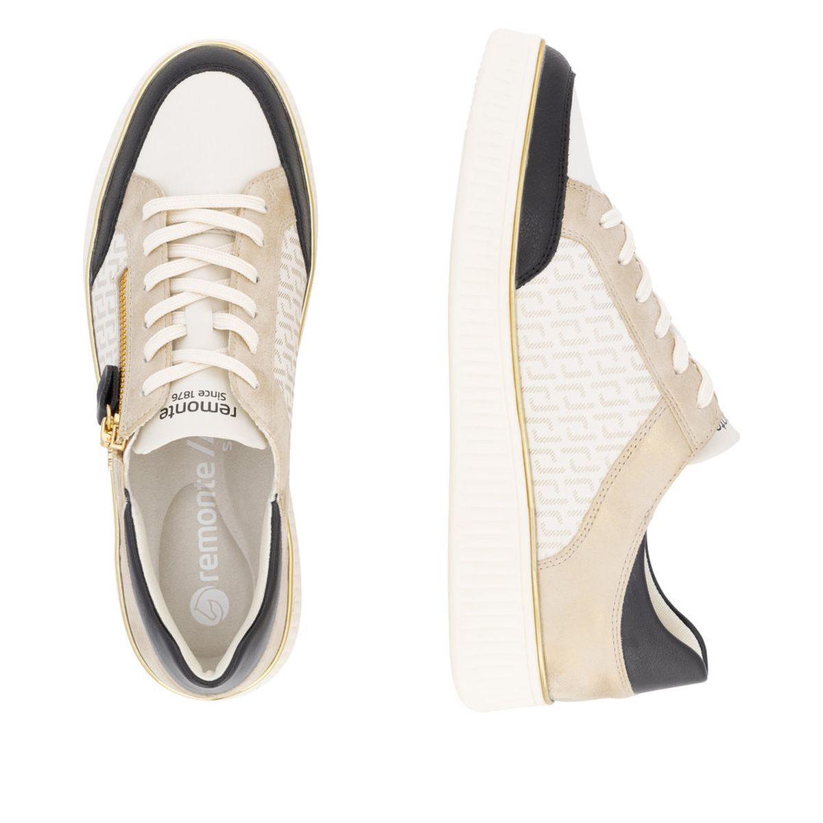 Remonte D2E04Women's Side Zip Sneaker